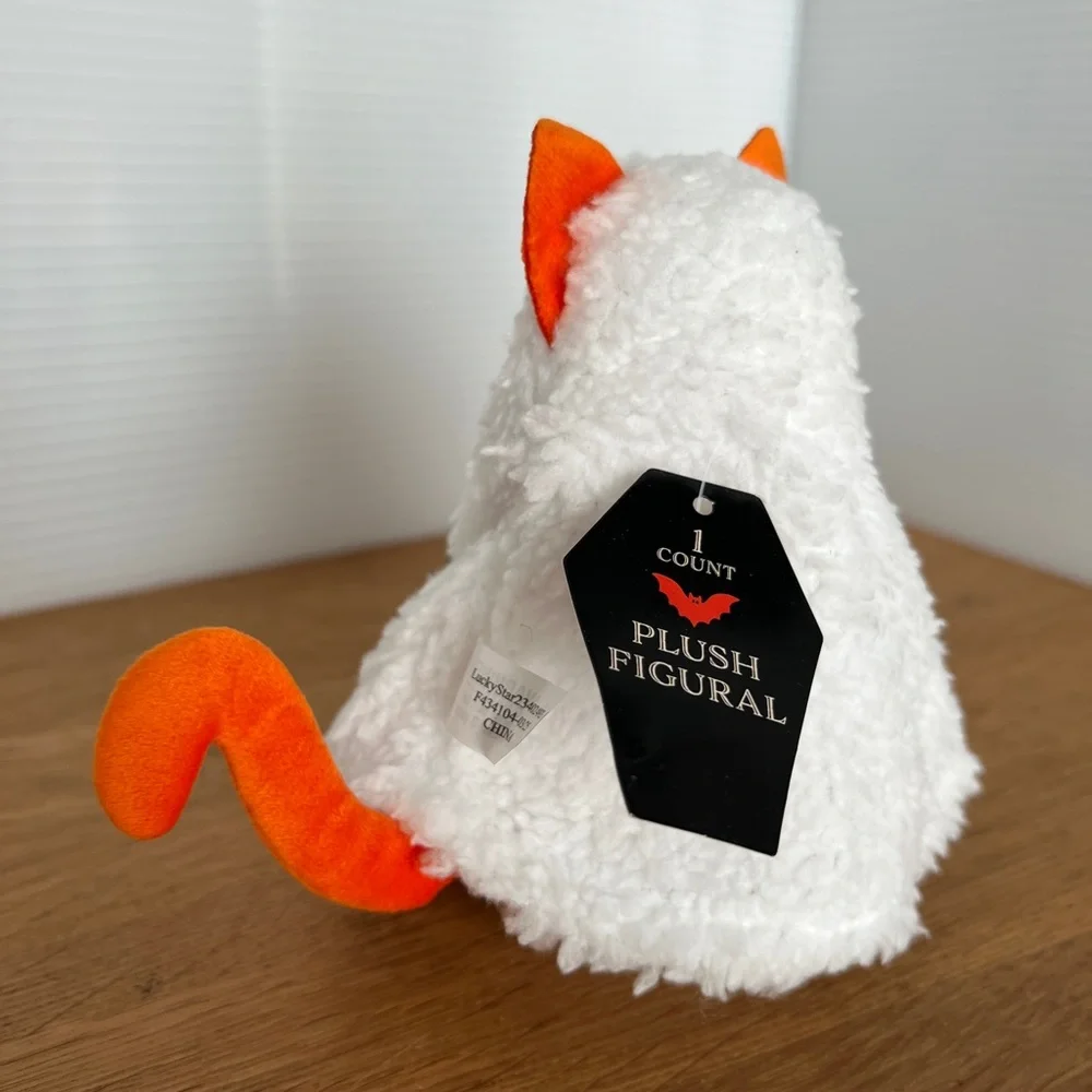 *NWT* Target Bullseye Playground Halloween Orange Ghost Cat holding Rat